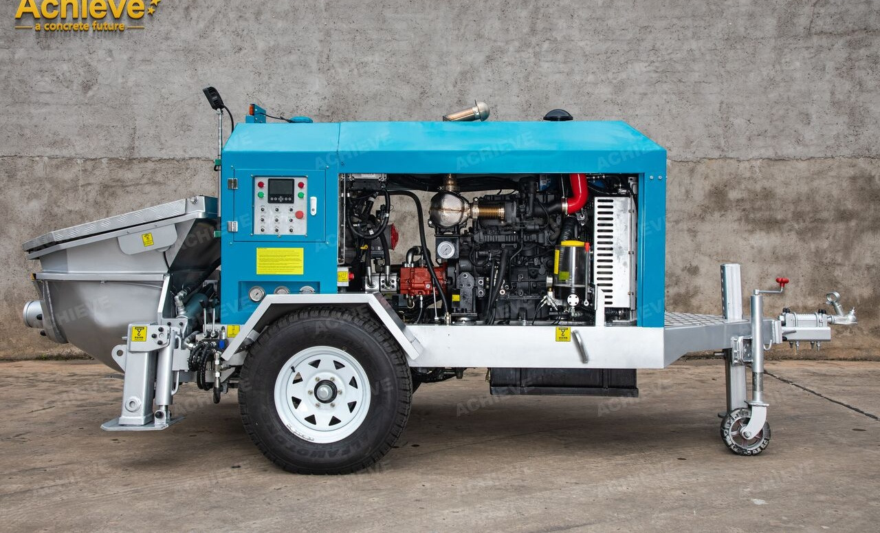 ACHIEVE New AP300-TDE European Version 【ACHIEVE】100% BRAND NEW !!! - Stationary concrete pump: picture 3 ACHIEVE New AP300-TDE European Version 【ACHIEVE】100% BRAND NEW !!! - Stationary concrete pump: picture 3