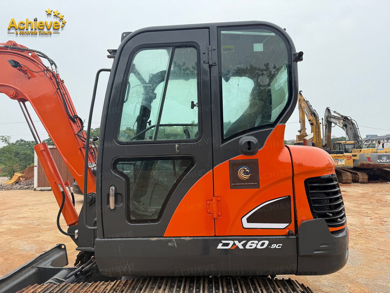 Crawler excavator DOOSAN Diwanlun DX60-9 Excavator 38.9(52.1)/2100kW(HP) / rpm D24C 0.23m3 5700kg 4.2+2.8Ton 【ACHIEVE】 TOP CONDITION!!!: picture 9