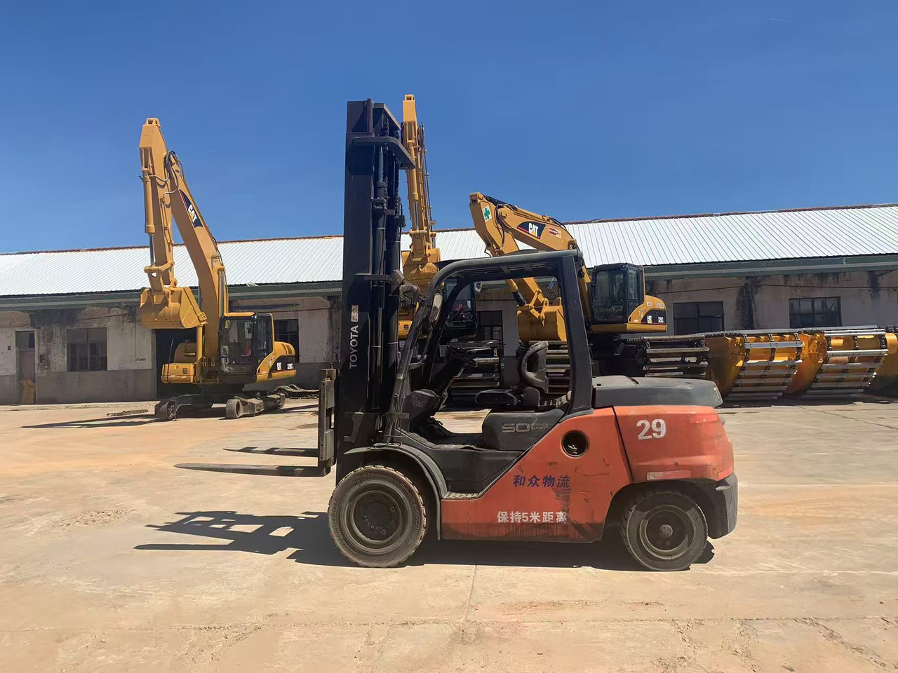 Diesel forklift Toyota Forklift 5 ton Diesel Forklift FD50 with 5m High Mast: picture 6 Diesel forklift Toyota Forklift 5 ton Diesel Forklift FD50 with 5m High Mast: picture 6