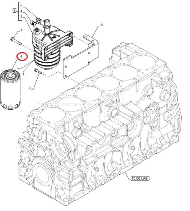 FPT IVECO CASE Cursor11 EURO 6 F3GFE613A B001 5801863562/5801690111 fuel filter 5801516883 - Fuel filter: picture 3 FPT IVECO CASE Cursor11 EURO 6 F3GFE613A B001 5801863562/5801690111 fuel filter 5801516883 - Fuel filter: picture 3