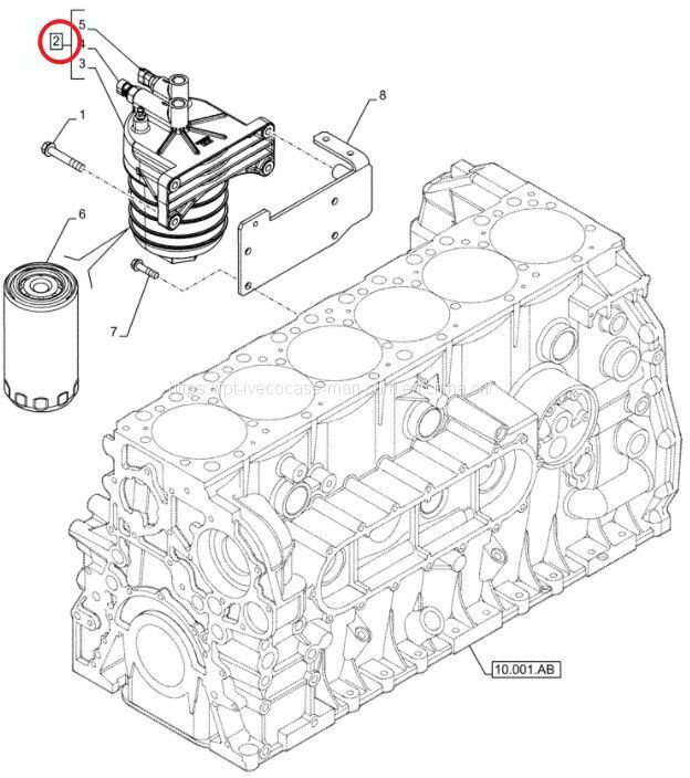 FPT IVECO CASE Cursor11 EURO 6 F3GFE613A B001 5801863562/5801690111 fuel oil filter 5801611951 - Fuel filter: picture 3 FPT IVECO CASE Cursor11 EURO 6 F3GFE613A B001 5801863562/5801690111 fuel oil filter 5801611951 - Fuel filter: picture 3