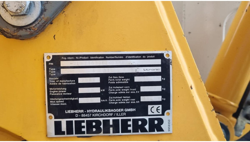 Liebherr A314 Li - Wheel excavator: picture 5 Liebherr A314 Li - Wheel excavator: picture 5