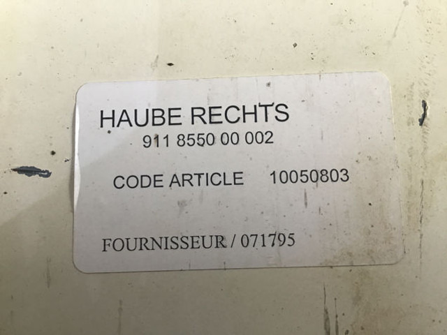 Liebherr Bonnet Right - Hood: picture 2 Liebherr Bonnet Right - Hood: picture 2