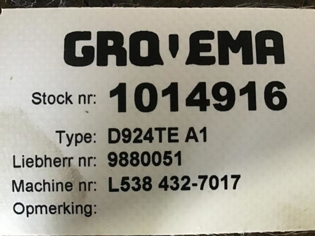 Engine Liebherr D924TE A1 100 KW: picture 6