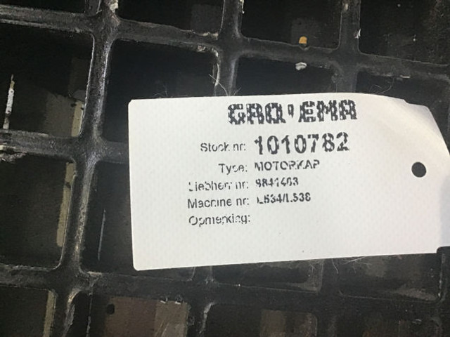 Hood Liebherr Engine Hood: picture 13