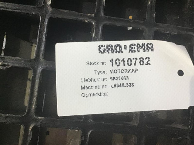 Hood Liebherr Engine Hood: picture 20