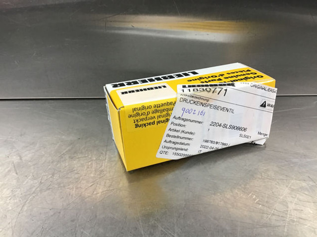 Liebherr Pressure Valve - Valve: picture 1 Liebherr Pressure Valve - Valve: picture 1