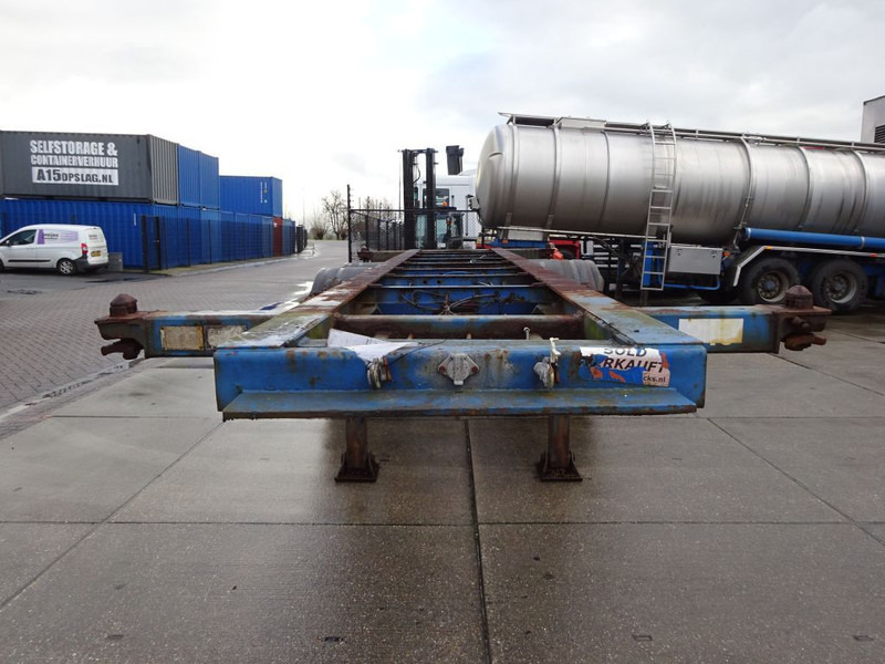 Groenewegen 20 FT Chassis / Steel Suspension / Double Tyres - Container transporter/ Swap body semi-trailer: picture 3 Groenewegen 20 FT Chassis / Steel Suspension / Double Tyres - Container transporter/ Swap body semi-trailer: picture 3