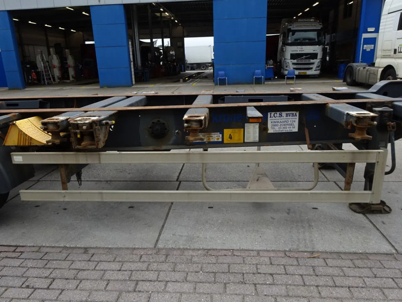 Container transporter/ Swap body semi-trailer Krone SD 27 / Container Chassis / BPW + Drum / 1x Extendable / 45 FT: picture 7