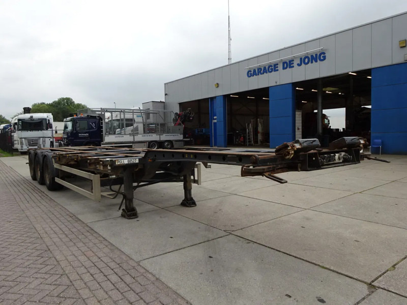 Container transporter/ Swap body semi-trailer Krone SD 27 / Container Chassis / BPW + Drum / 1x Extendable / 45 FT: picture 6