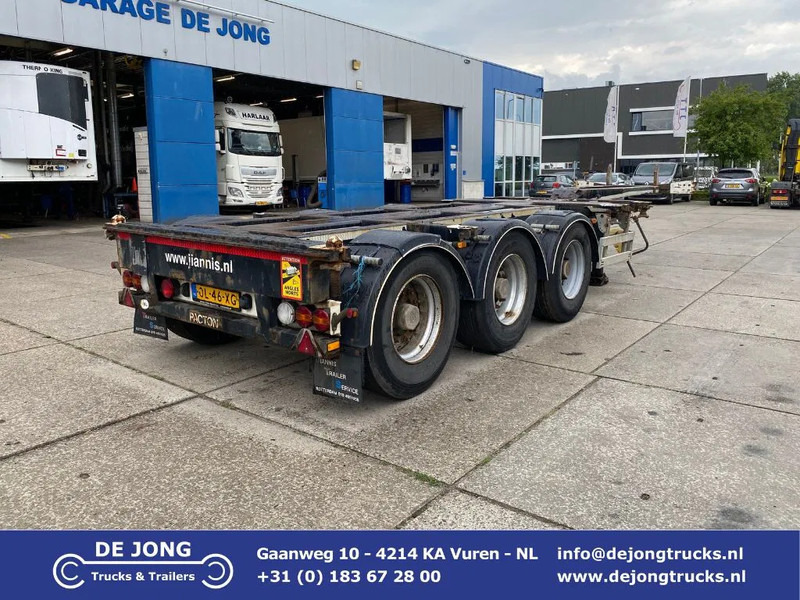 Pacton TXC 343 Multi / 3x Extendable / 1x Lift Axle - Container transporter/ Swap body semi-trailer: picture 1 Pacton TXC 343 Multi / 3x Extendable / 1x Lift Axle - Container transporter/ Swap body semi-trailer: picture 1