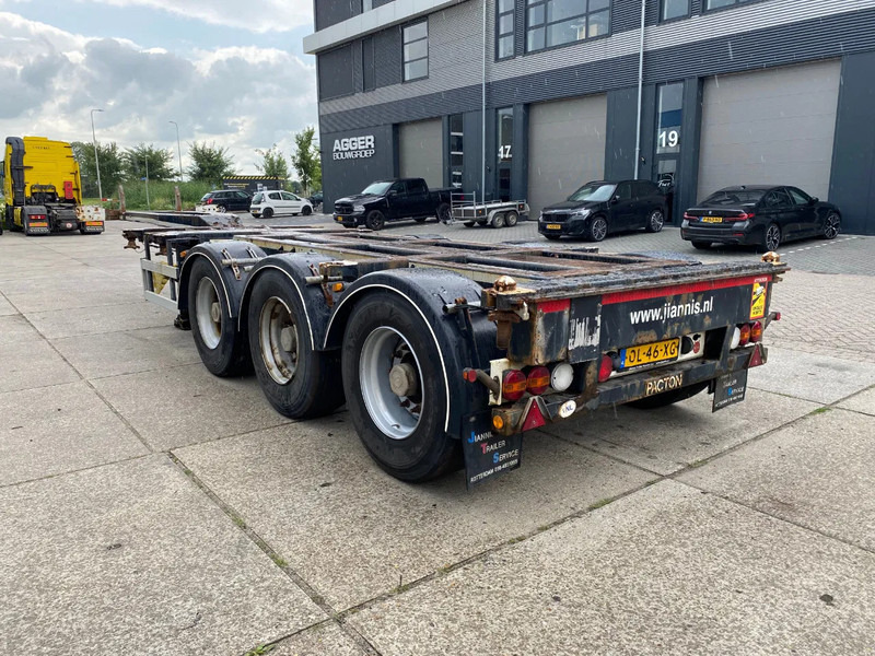 Pacton TXC 343 Multi / 3x Extendable / 1x Lift Axle - Container transporter/ Swap body semi-trailer: picture 3 Pacton TXC 343 Multi / 3x Extendable / 1x Lift Axle - Container transporter/ Swap body semi-trailer: picture 3