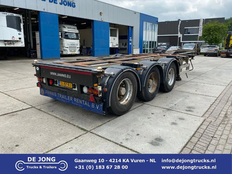 Pacton TXC 343 Multi / 3x Extendable / 1x Lift Axle - Container transporter/ Swap body semi-trailer: picture 1 Pacton TXC 343 Multi / 3x Extendable / 1x Lift Axle - Container transporter/ Swap body semi-trailer: picture 1