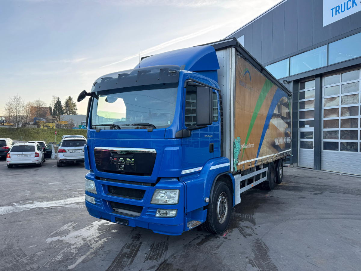 MAN TGS 26.440 6x2 LBW - Curtainsider truck: picture 1 MAN TGS 26.440 6x2 LBW - Curtainsider truck: picture 1
