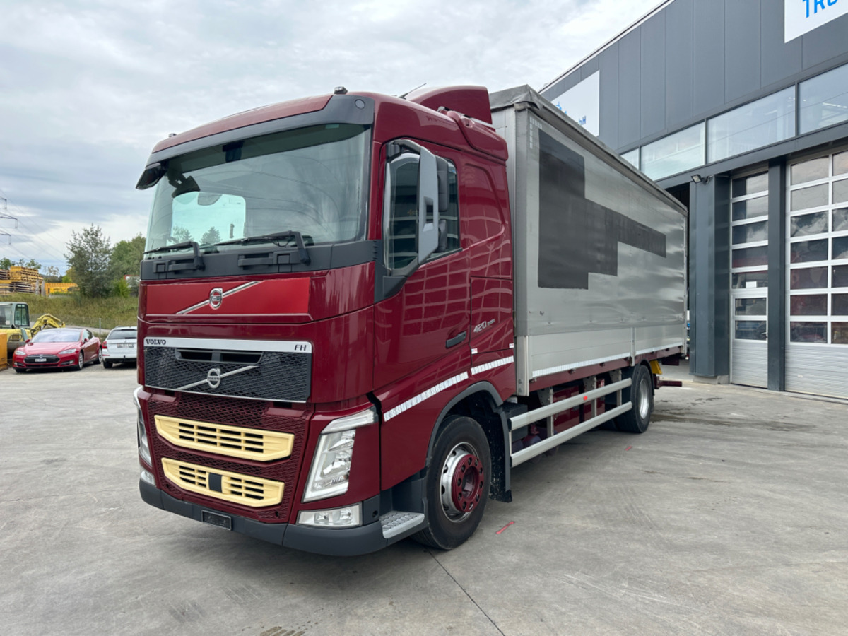 VOLVO FH-420 4x2 LBW - Curtainsider truck: picture 1 VOLVO FH-420 4x2 LBW - Curtainsider truck: picture 1