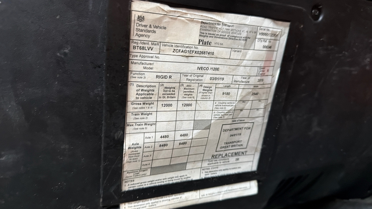 Curtainsider truck Iveco Eurocargo 120-210: picture 11 Curtainsider truck Iveco Eurocargo 120-210: picture 11