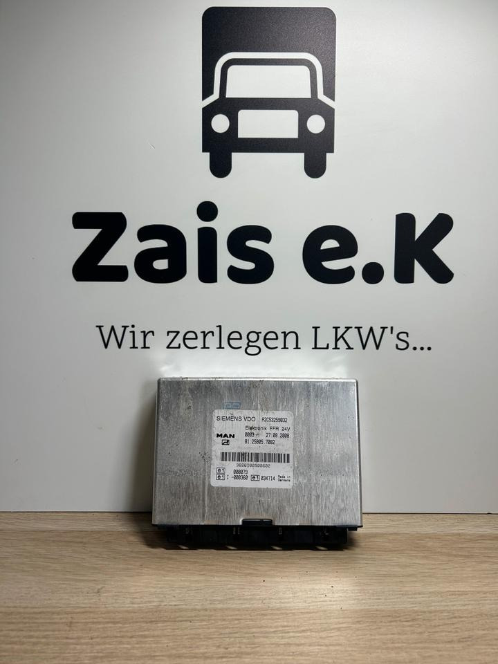 MAN Elektronik FFR SIEMENS VDO Steuergerät 81.25805.7082 - ECU for Truck: picture 1 MAN Elektronik FFR SIEMENS VDO Steuergerät 81.25805.7082 - ECU for Truck: picture 1