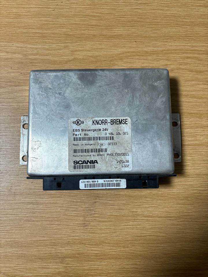 SCANIA KNORR-BREMSE EBS Steuergerät 0486106021 - ECU for Truck: picture 1 SCANIA KNORR-BREMSE EBS Steuergerät 0486106021 - ECU for Truck: picture 1