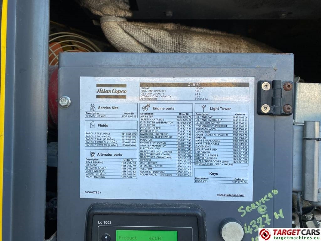 Lighting tower Atlas Copco QLB60 Tower Light 4x350W Led: picture 35 Lighting tower Atlas Copco QLB60 Tower Light 4x350W Led: picture 35