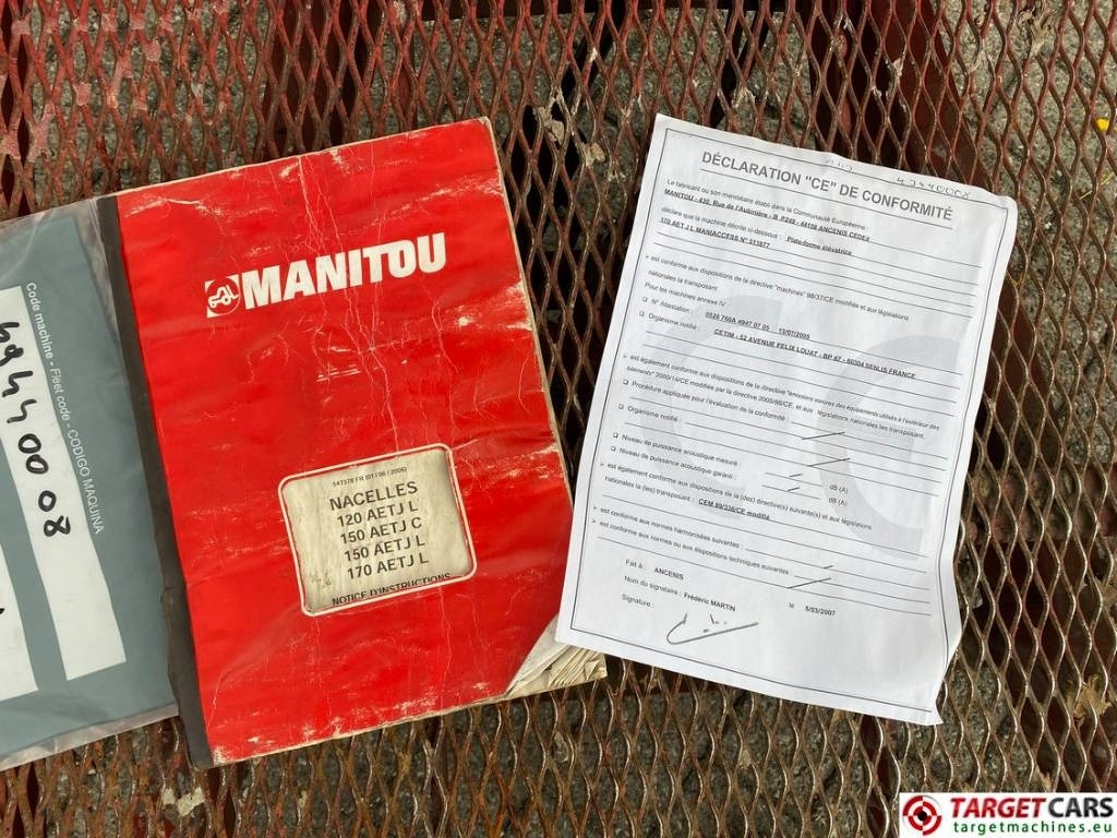 Leasing of Manitou 170AETJL Electric Articulated Boom WorkLift 1690cm  Manitou 170AETJL Electric Articulated Boom WorkLift 1690cm: picture 30