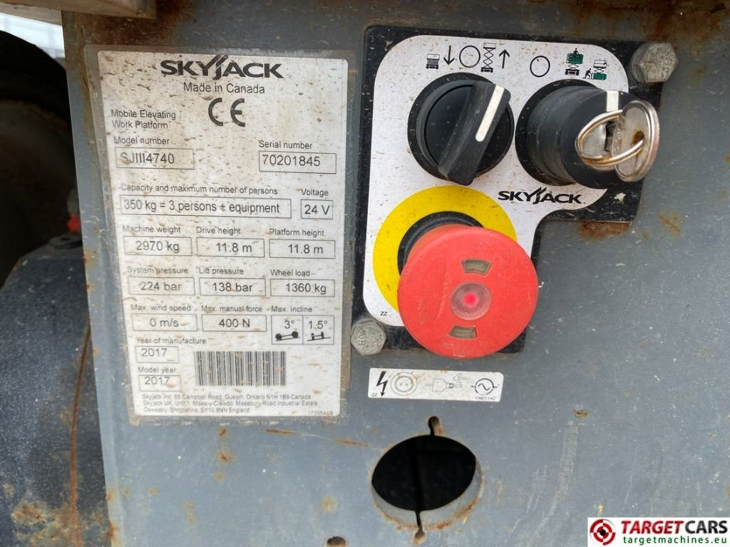 Leasing of SkyJack SJIII-4740 Electric Scissor Work Lift 1380cm  SkyJack SJIII-4740 Electric Scissor Work Lift 1380cm: picture 10