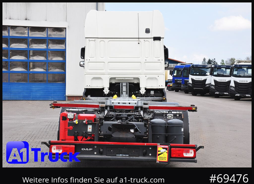 Container transporter/ Swap body truck DAF XF 480 FAN Intarder, Lenkachse,: picture 10