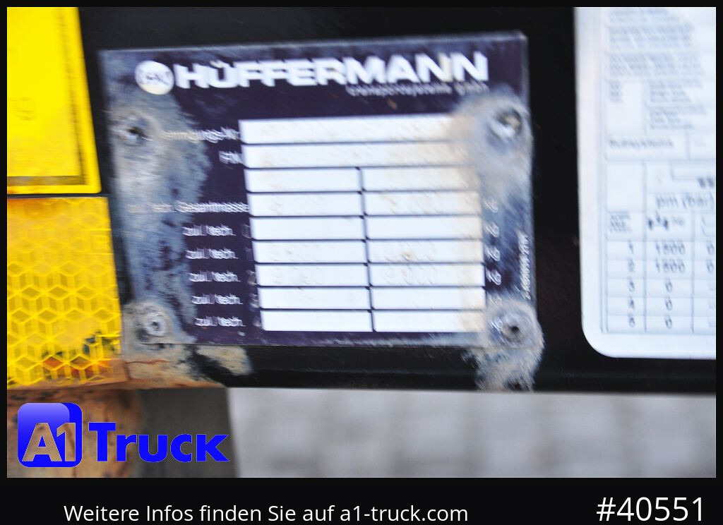 HUEFFERMANN HAR 1870, luft, Scheibenbremesen, - Roll-off/ Skip trailer: picture 5 HUEFFERMANN HAR 1870, luft, Scheibenbremesen, - Roll-off/ Skip trailer: picture 5