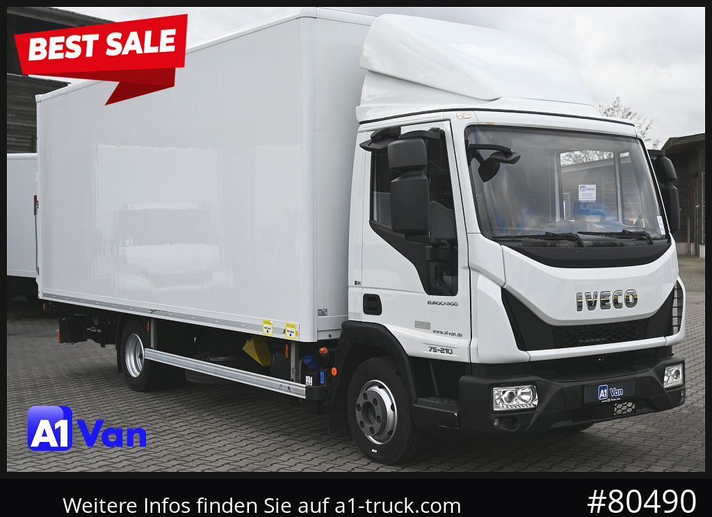 IVECO EuroCargo 75E21/P Koffer, LBW, Klima, Luftfederung - Box van: picture 1 IVECO EuroCargo 75E21/P Koffer, LBW, Klima, Luftfederung - Box van: picture 1