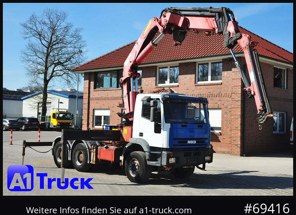 IVECO-MAGIRUS 420 6x4, HMF3722 Jib Funk Seilwinde, - Crane truck: picture 1 IVECO-MAGIRUS 420 6x4, HMF3722 Jib Funk Seilwinde, - Crane truck: picture 1