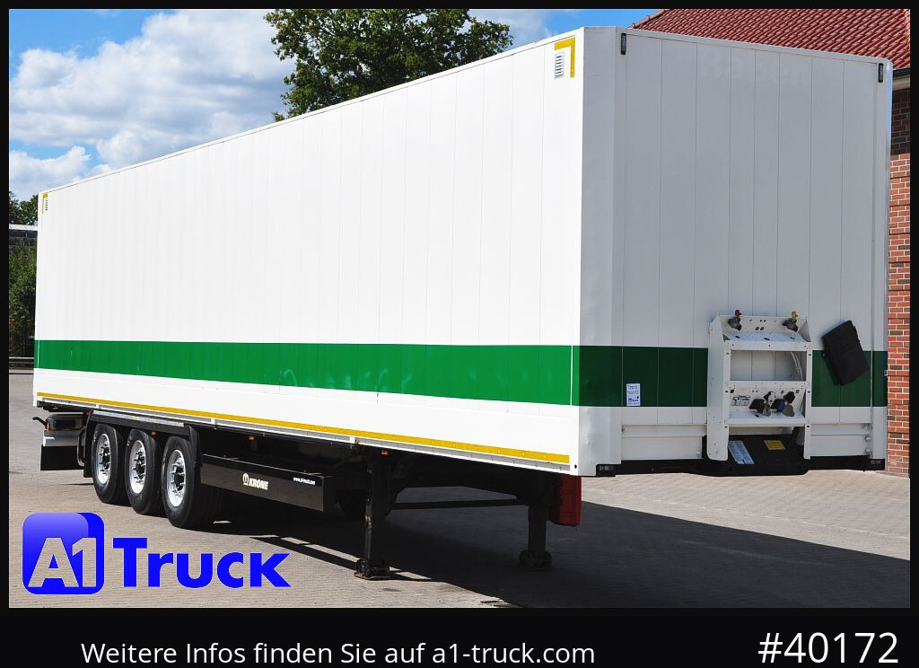 KRONE SDK 27, Koffer, 1 Vorbesitzer, Doppelstock, - Closed box semi-trailer: picture 1 KRONE SDK 27, Koffer, 1 Vorbesitzer, Doppelstock, - Closed box semi-trailer: picture 1