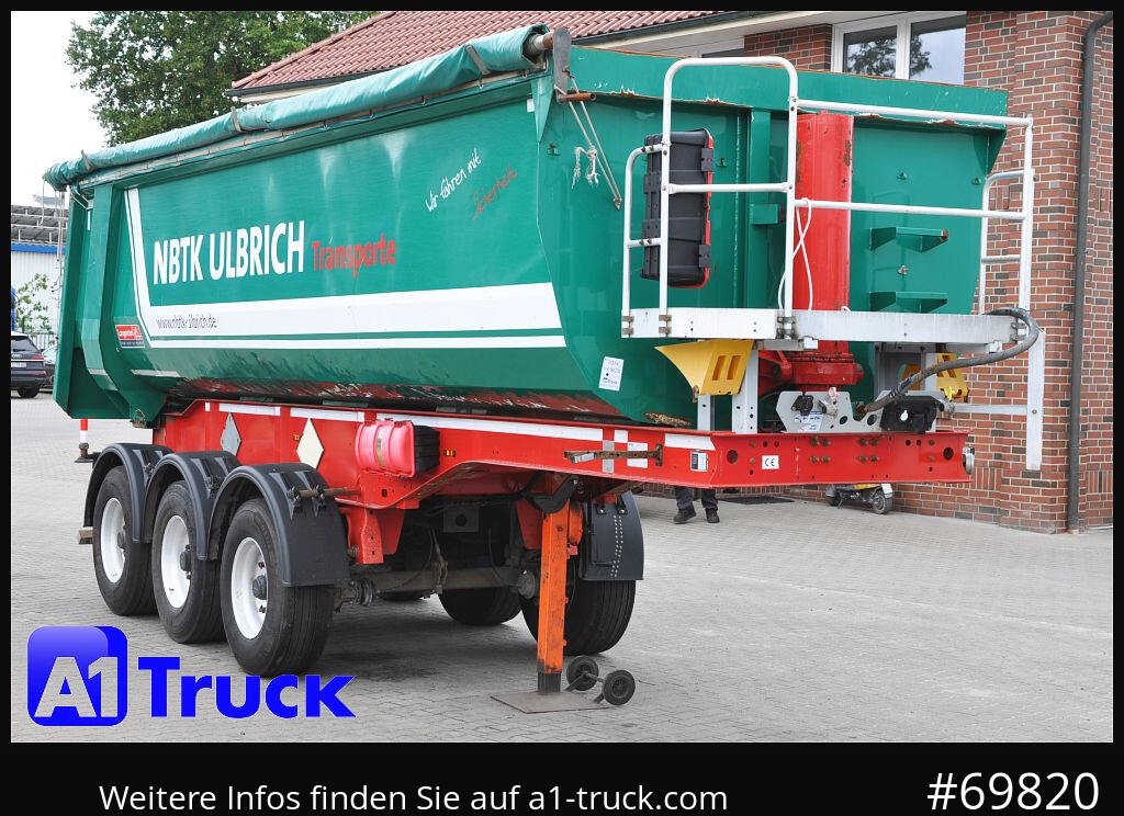 LANGENDORF SKS-HS 24-30, 26m³ Stahl, Lift Alufelgen, - Tipper semi-trailer: picture 1 LANGENDORF SKS-HS 24-30, 26m³ Stahl, Lift Alufelgen, - Tipper semi-trailer: picture 1