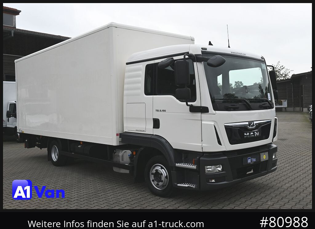MAN TGL 8.190 4x2 L-Haus Schlafkabine - Box van: picture 1 MAN TGL 8.190 4x2 L-Haus Schlafkabine - Box van: picture 1