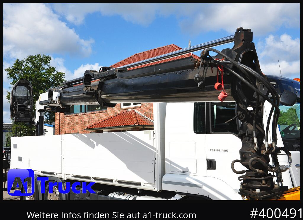MAN TGS 26.400, Palfinger,PK 20005, Lift-Lenk - Dropside/ Flatbed truck, Crane truck: picture 2 MAN TGS 26.400, Palfinger,PK 20005, Lift-Lenk - Dropside/ Flatbed truck, Crane truck: picture 2
