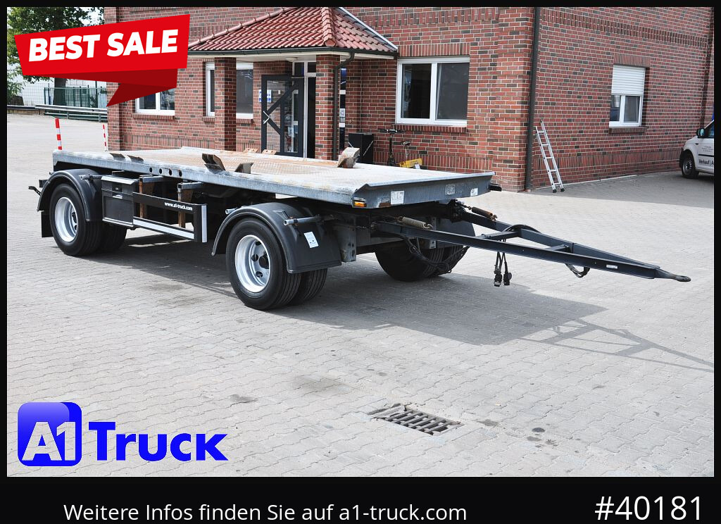 MEILLER HKM, HMA f Absetzcontainer, BPW verzinkt, Luft - Roll-off/ Skip trailer: picture 1 MEILLER HKM, HMA f Absetzcontainer, BPW verzinkt, Luft - Roll-off/ Skip trailer: picture 1