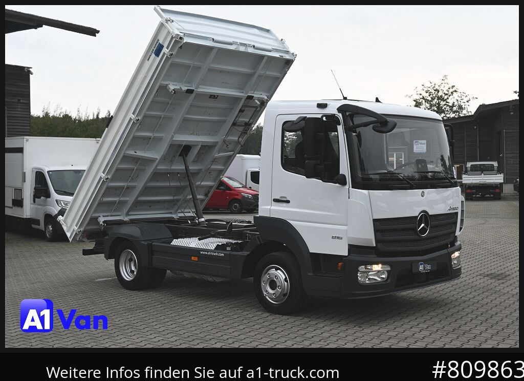 MERCEDES-BENZ Atego 816 Kipper, Ahk,Klima, Meiller, 3-Sitzer - Tipper: picture 1 MERCEDES-BENZ Atego 816 Kipper, Ahk,Klima, Meiller, 3-Sitzer - Tipper: picture 1