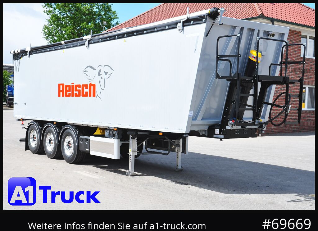 REISCH RHKS, Alu-Kippmulde 52m³, Miete - Tipper semi-trailer: picture 1 REISCH RHKS, Alu-Kippmulde 52m³, Miete - Tipper semi-trailer: picture 1