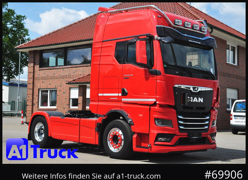 MAN TGX 18,520 LL, SZM. Alufelgen, TV, Navi, Top Ausstattung - Tractor unit: picture 1 MAN TGX 18,520 LL, SZM. Alufelgen, TV, Navi, Top Ausstattung - Tractor unit: picture 1