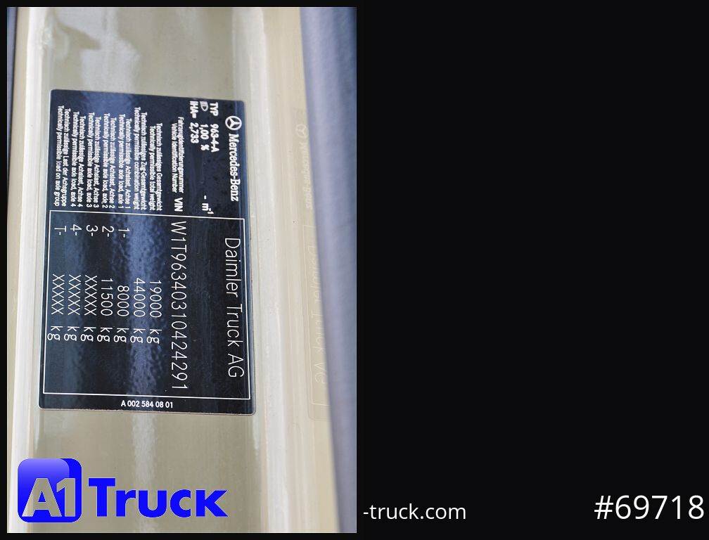 Tractor unit MERCEDES-BENZ Actros 1846 BL Alu, Navi, Kipphydraulik,: picture 7