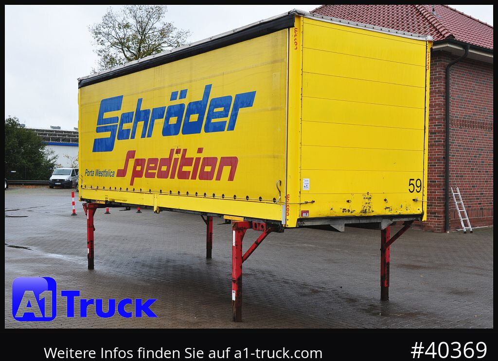 WECON 7.45, Bordwand + Schiebeplane, verzinkt - Curtainside swap body: picture 1 WECON 7.45, Bordwand + Schiebeplane, verzinkt - Curtainside swap body: picture 1