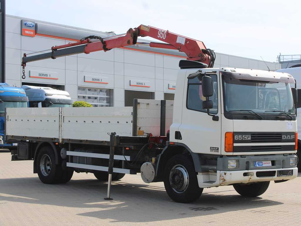 DAF CF 240, HYDRAULIC ARM HMF 953 K2, PNEU 80% - Dropside/ Flatbed truck, Crane truck: picture 3 DAF CF 240, HYDRAULIC ARM HMF 953 K2, PNEU 80% - Dropside/ Flatbed truck, Crane truck: picture 3