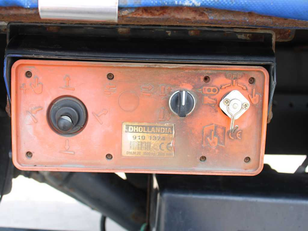 Curtainsider truck DAF FA LF 45, EURO 5, HYDRAULIC FRONT: picture 7