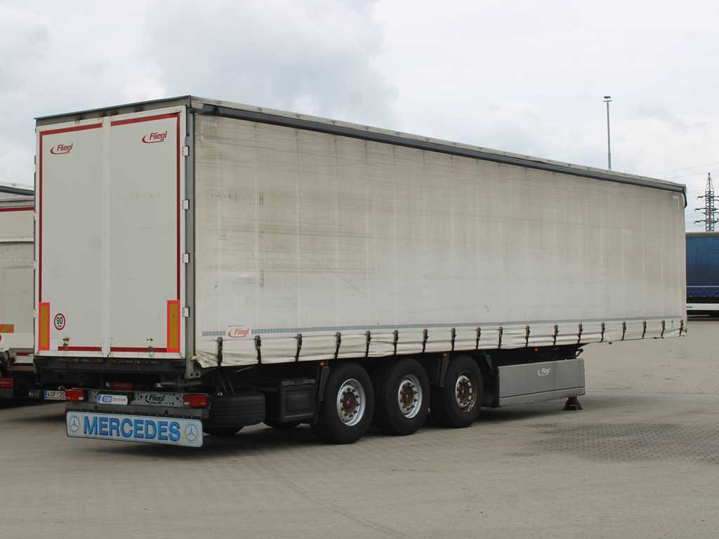 Fliegl SDS 390, MULDA, MULTILOCK, LIFT AXLE, SAF - Curtainsider semi-trailer: picture 4 Fliegl SDS 390, MULDA, MULTILOCK, LIFT AXLE, SAF - Curtainsider semi-trailer: picture 4
