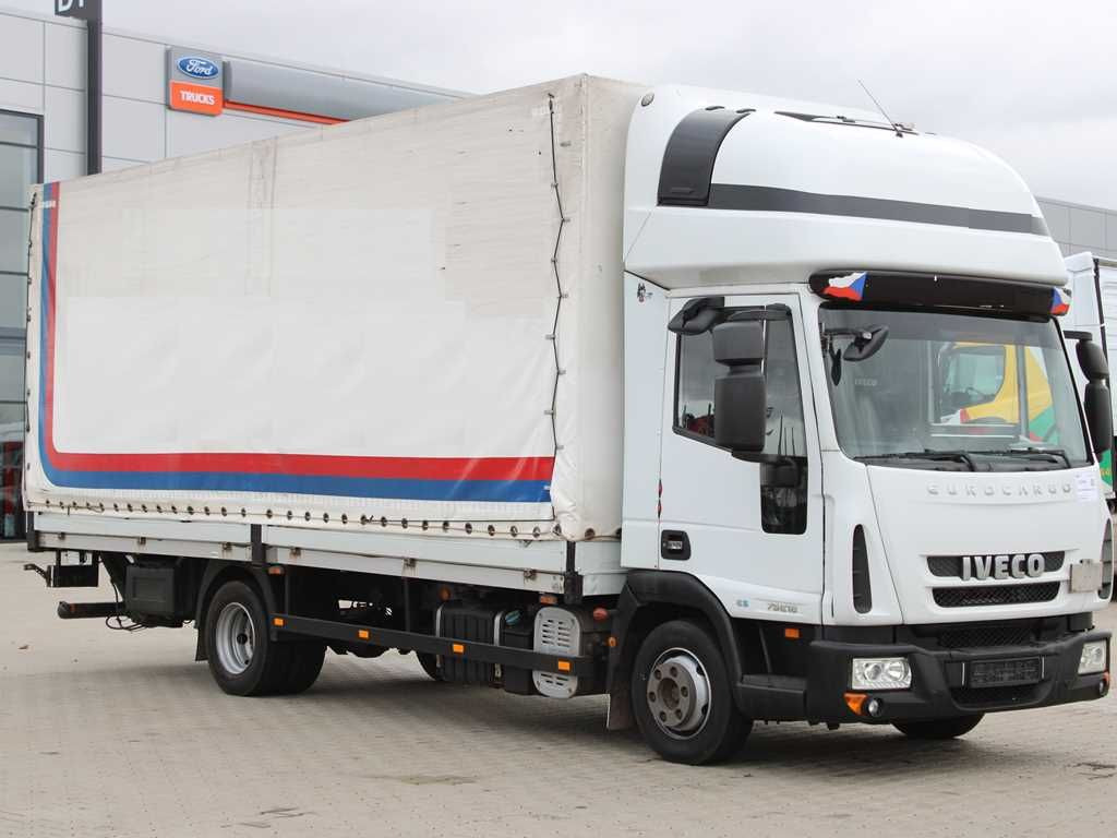 Iveco EUROCARGO 75E18, TAIL LIFT, SLEEPING CABIN - Curtain side van: picture 2 Iveco EUROCARGO 75E18, TAIL LIFT, SLEEPING CABIN - Curtain side van: picture 2