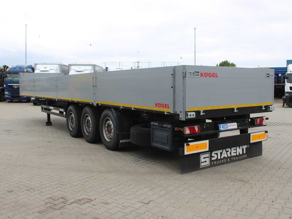 Kögel SF24, SIDEBOARDS, SAF, TIRES 80% - Dropside/ Flatbed semi-trailer: picture 5 Kögel SF24, SIDEBOARDS, SAF, TIRES 80% - Dropside/ Flatbed semi-trailer: picture 5