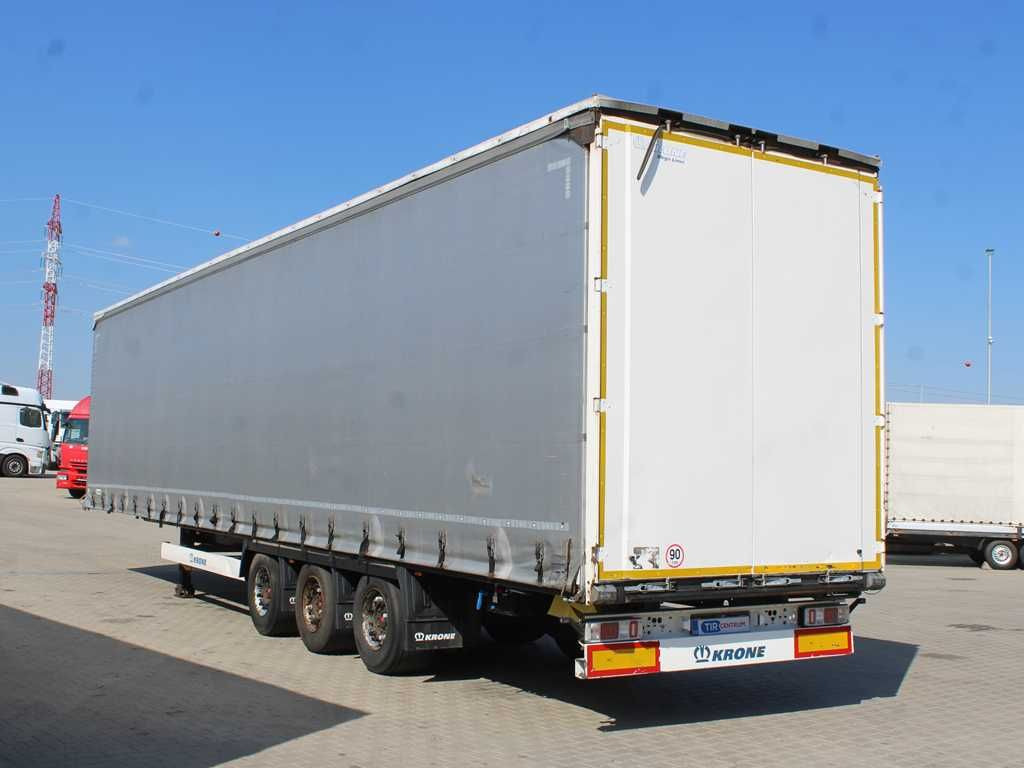 Krone SD 04, LOWDECK, LIFTING AXLE, SAF, LIFTING ROOF - Curtainsider semi-trailer: picture 4 Krone SD 04, LOWDECK, LIFTING AXLE, SAF, LIFTING ROOF - Curtainsider semi-trailer: picture 4