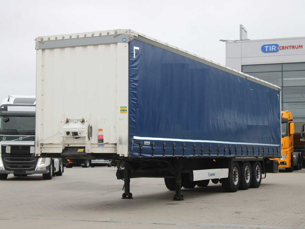Krone SD, LIFT AXLE, HOLLOW, MULTILOCK - Curtainsider semi-trailer: picture 1 Krone SD, LIFT AXLE, HOLLOW, MULTILOCK - Curtainsider semi-trailer: picture 1