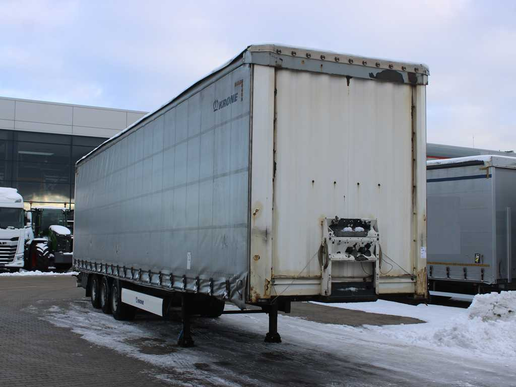 Krone SD, LOWDECK, MULTILOCK, LIFTING AXLE, LIFTING ROOF - Curtainsider semi-trailer: picture 3 Krone SD, LOWDECK, MULTILOCK, LIFTING AXLE, LIFTING ROOF - Curtainsider semi-trailer: picture 3