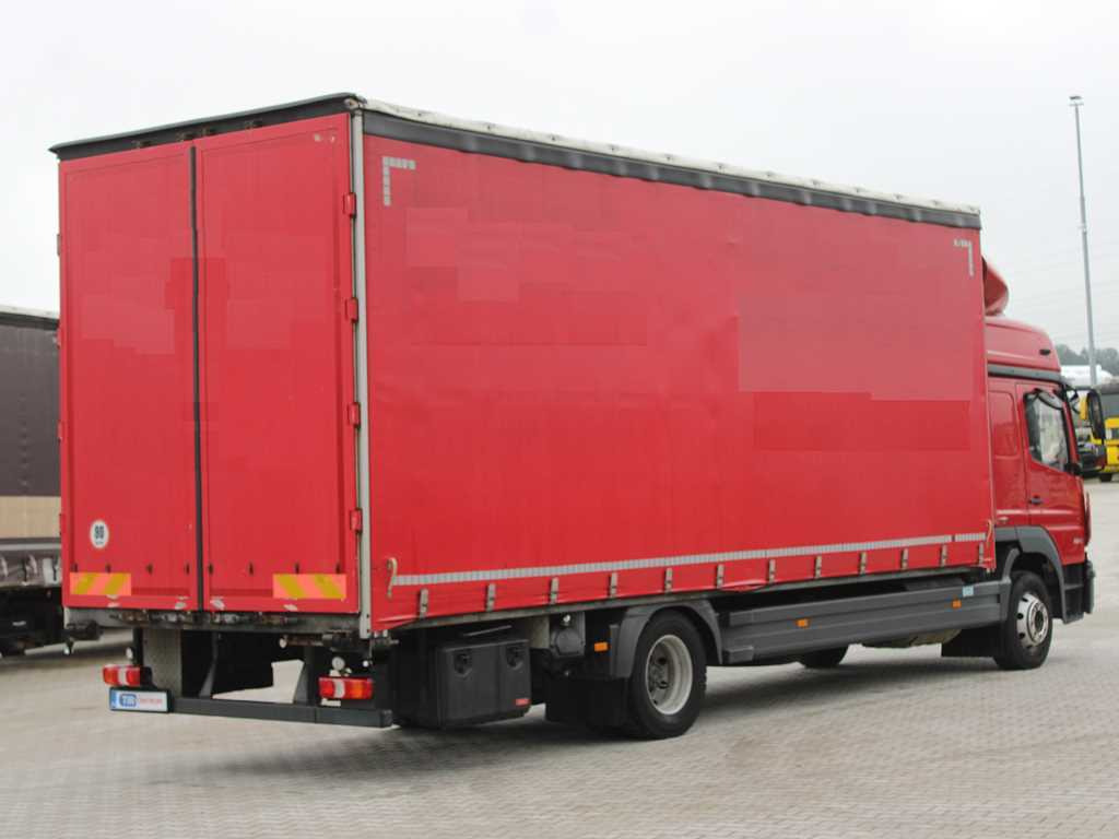 Mercedes-Benz ATEGO 1223, EURO 6, NAVIGATION, TIRES 80% - Curtainsider truck: picture 3 Mercedes-Benz ATEGO 1223, EURO 6, NAVIGATION, TIRES 80% - Curtainsider truck: picture 3