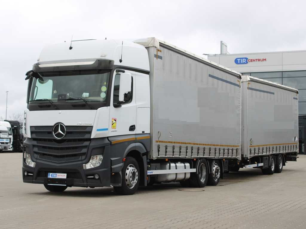 Mercedes-Benz Actros 2542, 6X2, EURO 6 + PANAV TV018M - Curtainsider truck: picture 1 Mercedes-Benz Actros 2542, 6X2, EURO 6 + PANAV TV018M - Curtainsider truck: picture 1