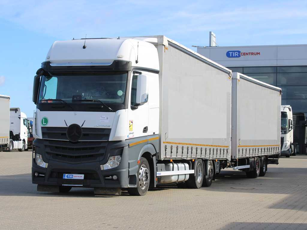 Mercedes-Benz Actros 2542, 6X2, LIFTING AXLE + PANAV TVK18M - Curtainsider truck: picture 1 Mercedes-Benz Actros 2542, 6X2, LIFTING AXLE + PANAV TVK18M - Curtainsider truck: picture 1